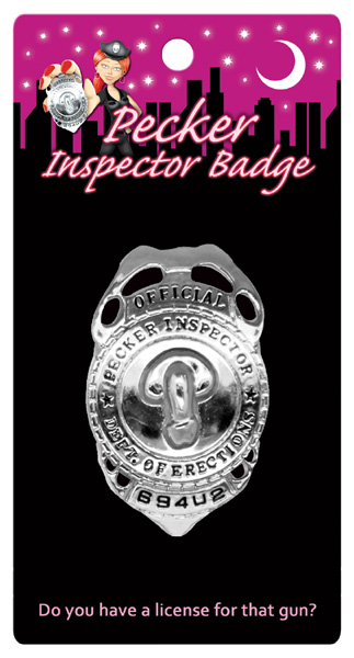 pecker inspector badge