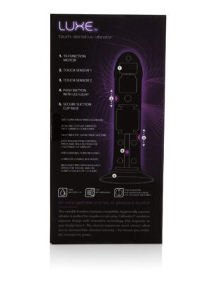 luxe touch sensitive vibrator pink