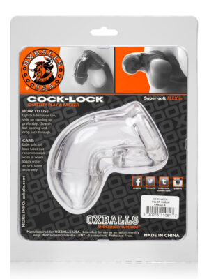 cock lock chastity sheath atomic jock clear