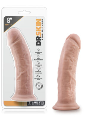 dr. skin 8 inch cock w / suction cup vanilla dr. skin 8 inch cock w / suction cup vanilla