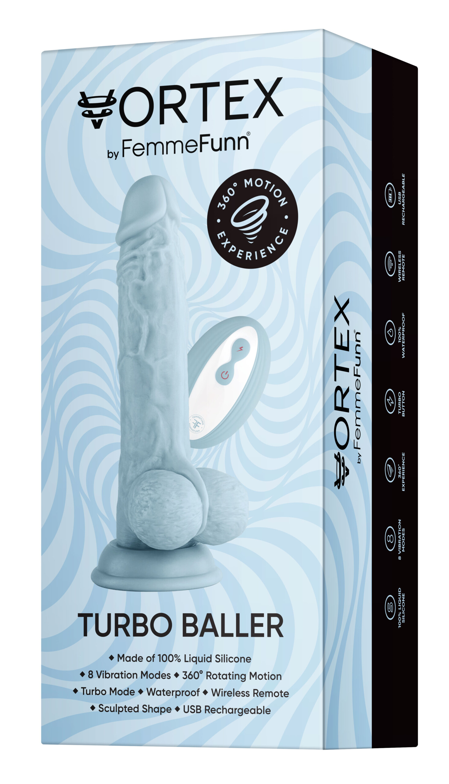 wireless turbo baller light blue