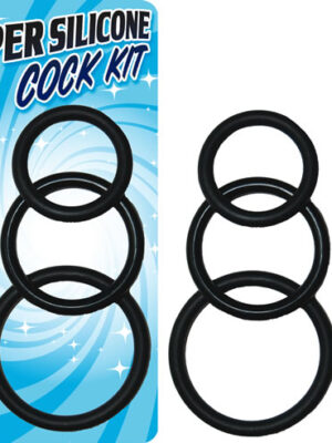 super silicone cock kit black