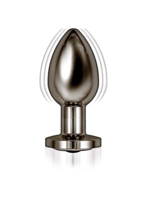 ass sation remote vibrating metal plug black ass sation remote vibrating metal plug black