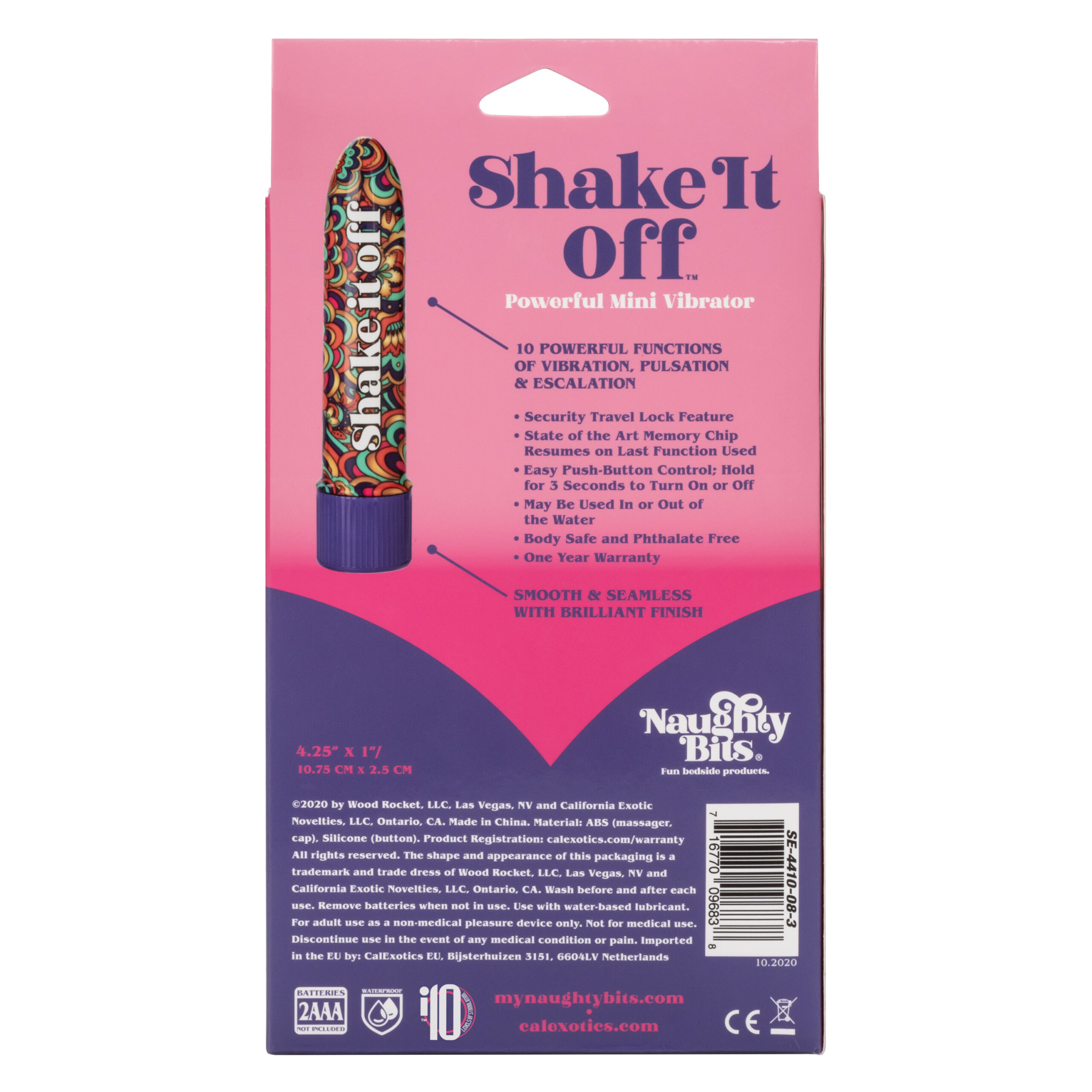 naughty bits shake it off powerful mini vibrator naughty bits shake it off powerful mini vibrator