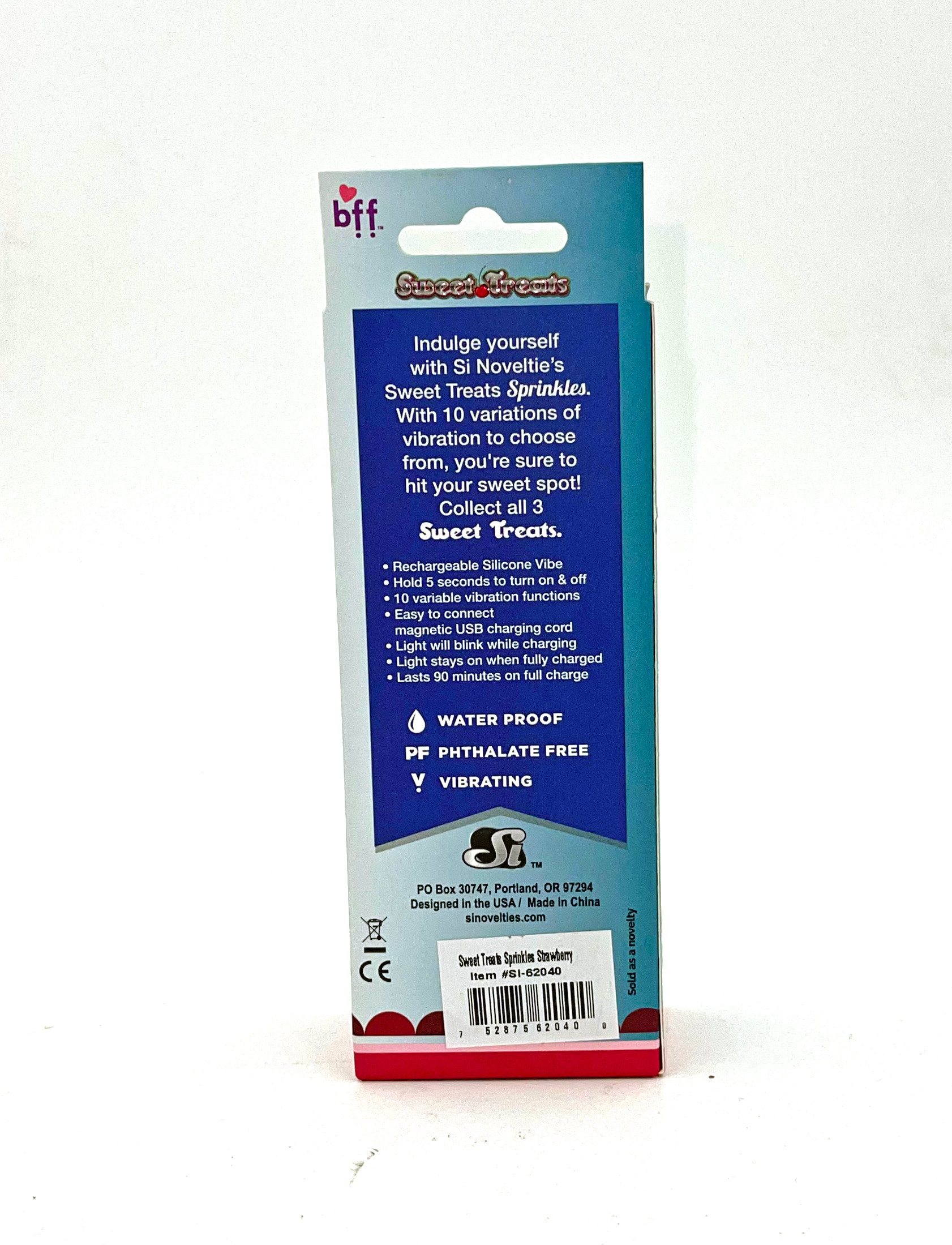 sweet treats sprinkles strawberry pink