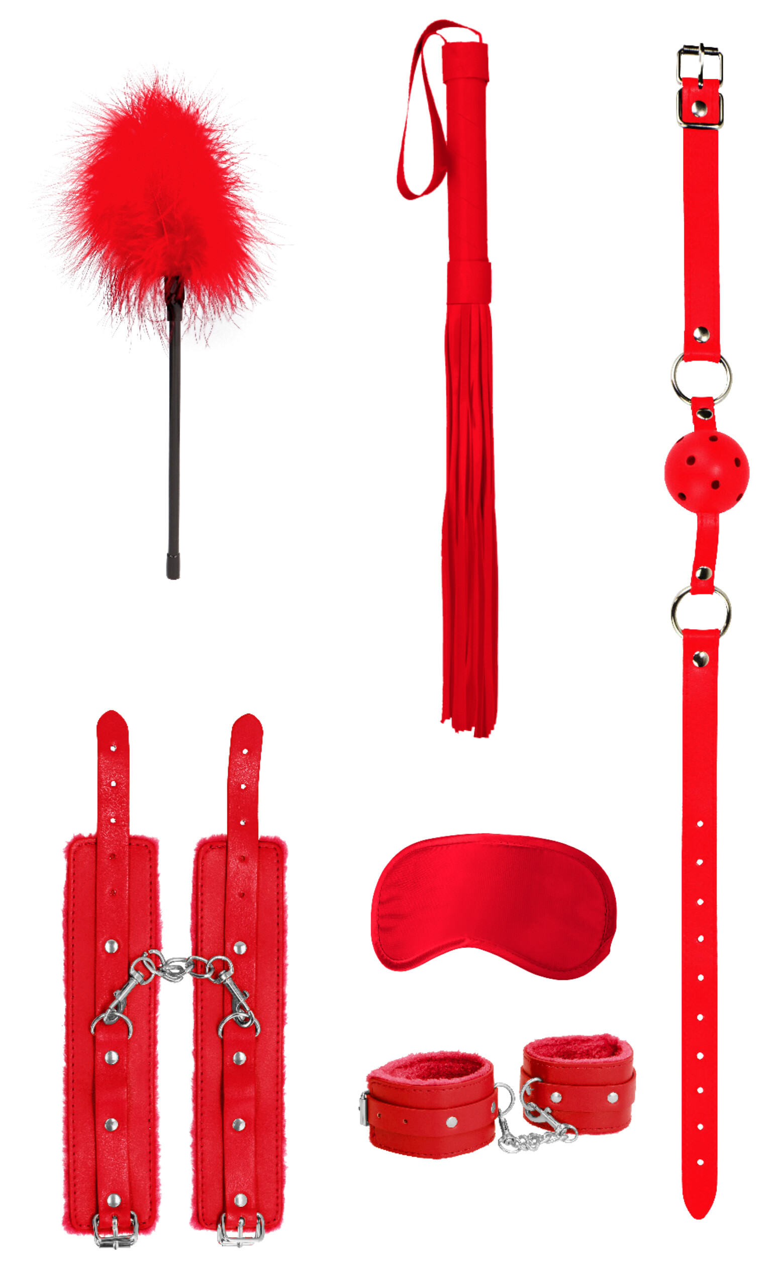 beginners bondage kit red