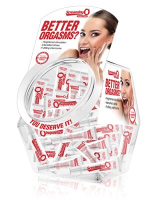 screaming o climax cream 48 count fishbowl 15 ml tubes