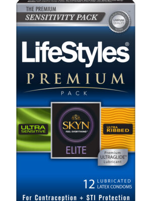 lifestyles premium pack 12 pack