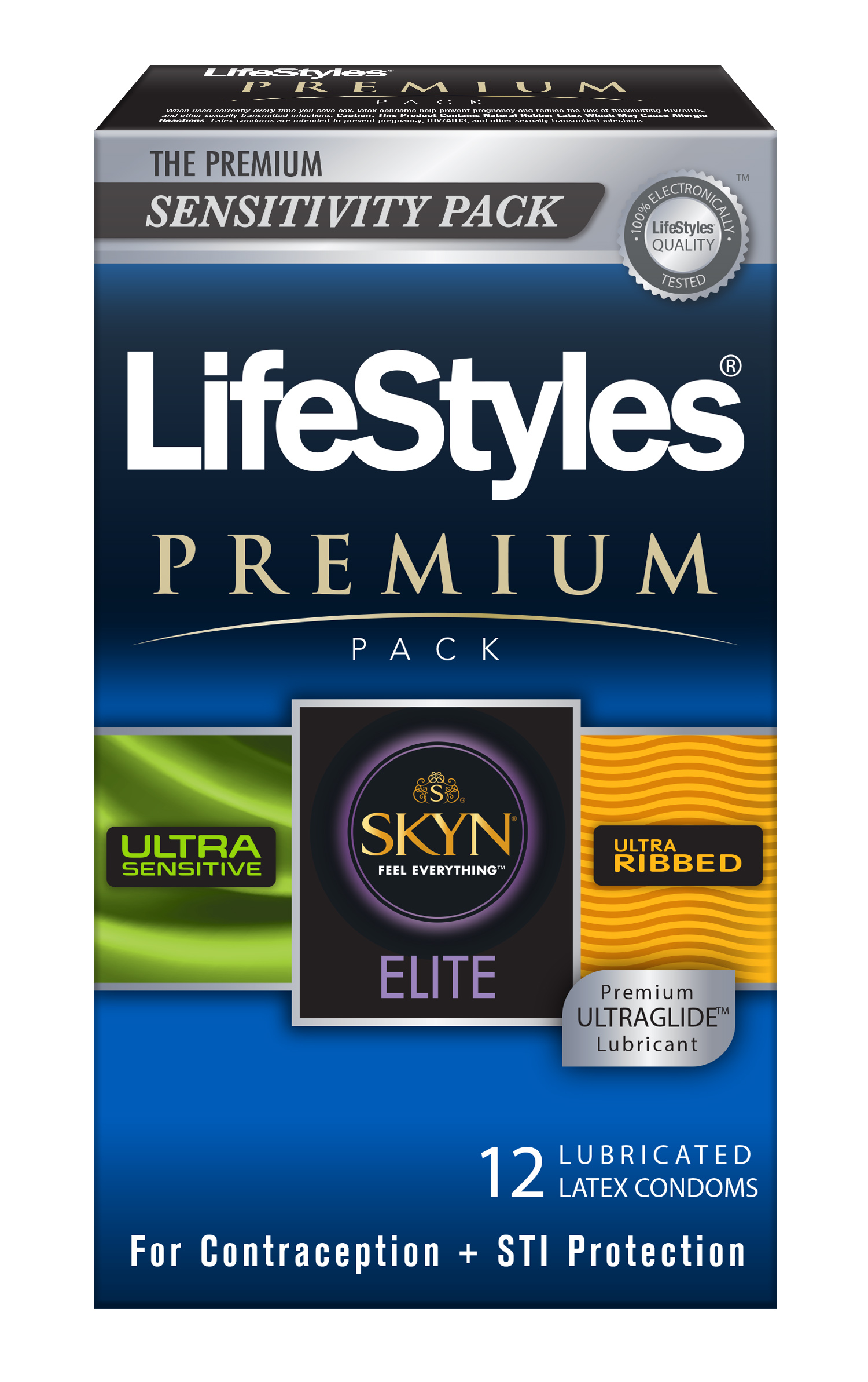lifestyles premium pack 12 pack