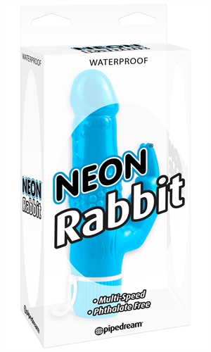 neon luv touch rabbit vibe blue
