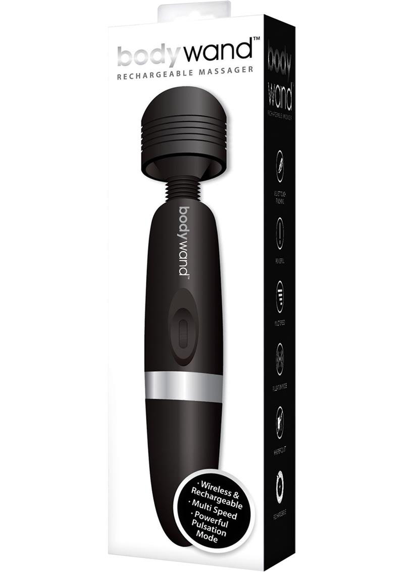 bodywand rechargeable massager black bodywand rechargeable massager black