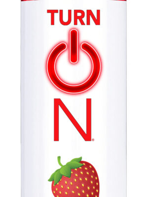 turn on yummy strawberry flavored lube 6 fl. oz. turn on yummy strawberry flavored lube 6 fl. oz.
