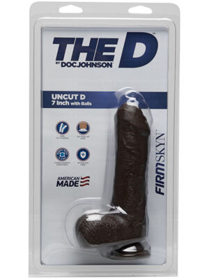 the d uncut d 7 inch with balls firmskyn chocolate