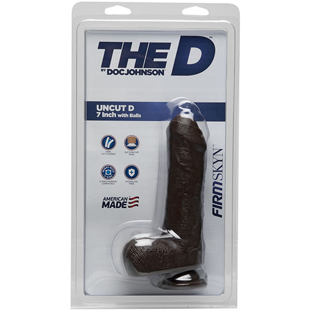 the d uncut d 7 inch with balls firmskyn chocolate