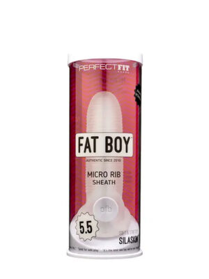 fat boy micro ribbed sheath 5.5" clear fat boy micro ribbed sheath 5.5" clear