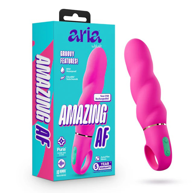 aria amazing af 2.0 rechargeable vibe fuchsia