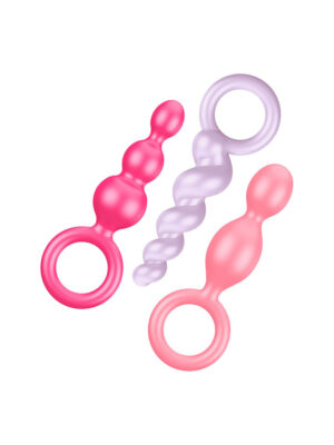 satisfyer booty call 3 piece set multi colored