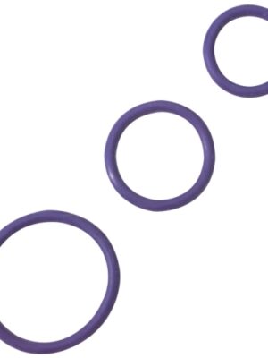 rubber c ring set purple