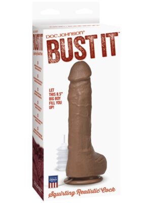 bust it squirting realistic cock brown