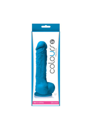 colours pleasures 5 inch dildo blue