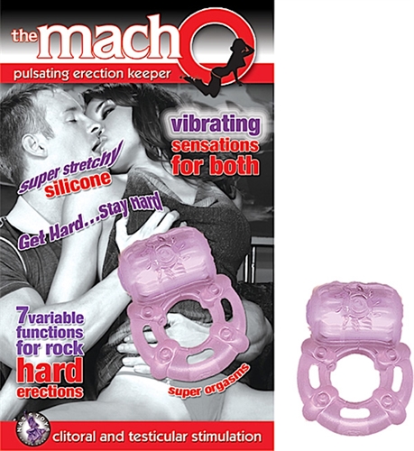 the macho pulsating erection keeper purple