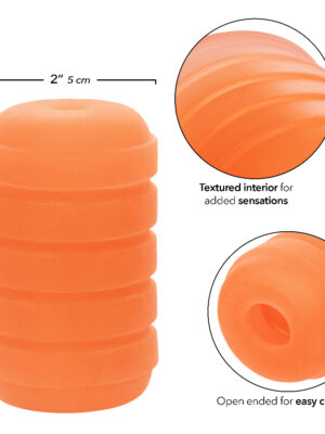 pop sock ribbed orange pop sock ribbed orange