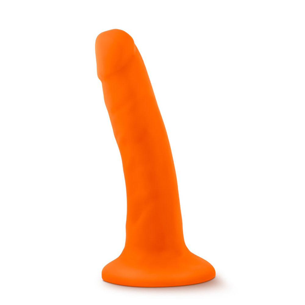 neo 5.5 inch dual density cock neon orange