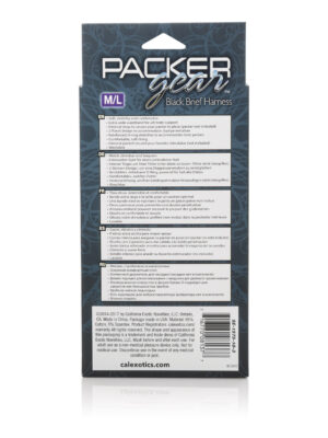 packer gear brief harness medium/large black