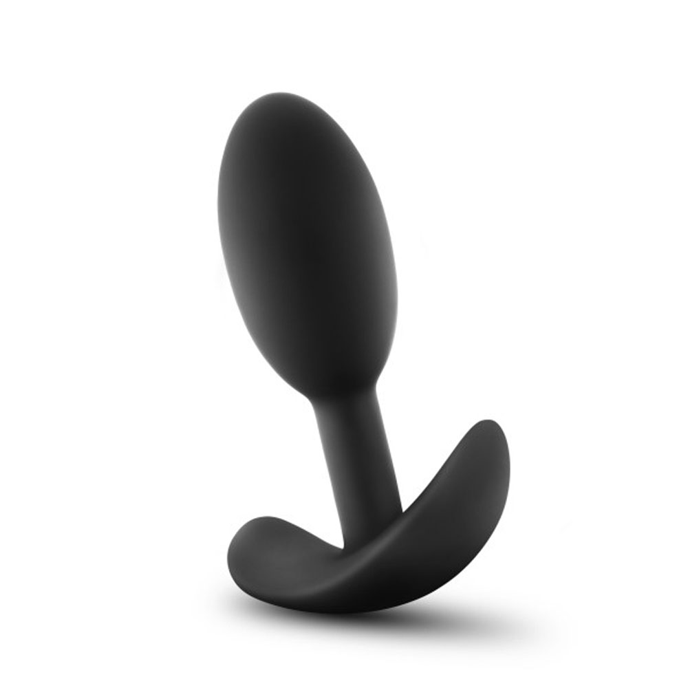 anal adventures platinum silicone vibra slim plug small black anal adventures platinum silicone vibra slim plug small black
