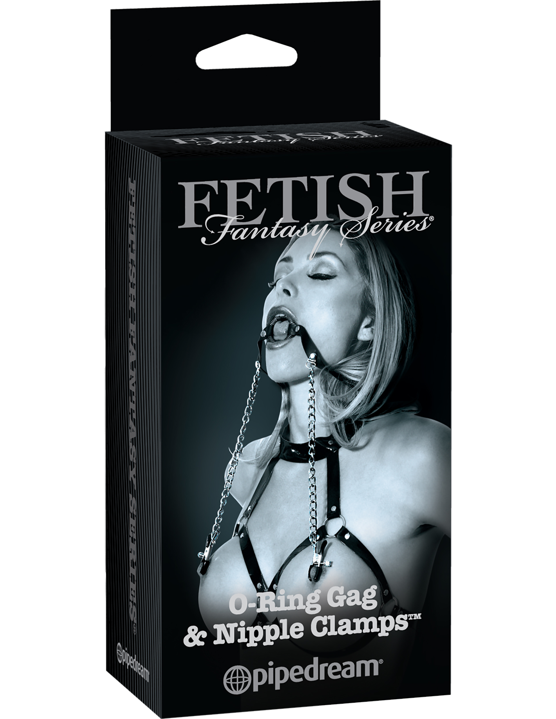 fetish fantasy series limited edition o ring gag and nipple clamps black fetish fantasy series limited edition o ring gag and nipple clamps black