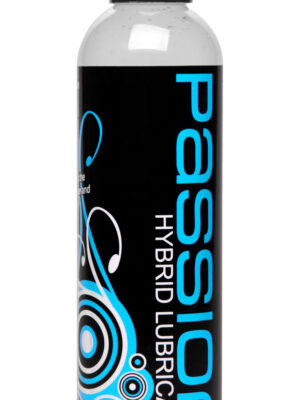 passion hybrid water and silicone blind lubricant 8 oz.