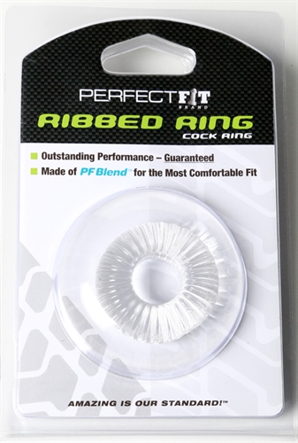 ribbed ring clear