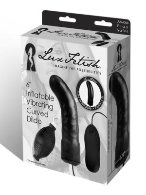 lux fetish 6" inflatable vibrating dildo lux fetish 6" inflatable vibrating dildo