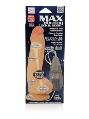 max vibrating cock and balls natural max vibrating cock and balls natural