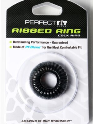 ribbed ring black ribbed ring black