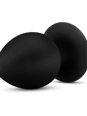 anal adventures platinum silicone anal stout plug large black anal adventures platinum silicone anal stout plug large black