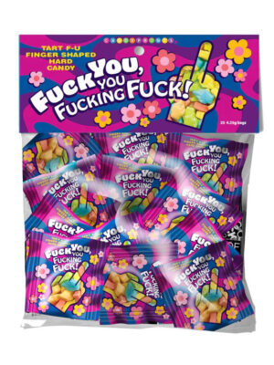 fuck you, you fucking fuck candy bag of 25