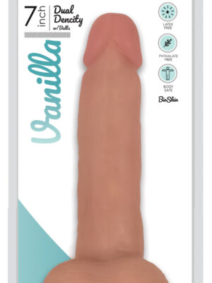 easy riders 7 inch slim dong with balls vanilla easy riders 7 inch slim dong with balls vanilla