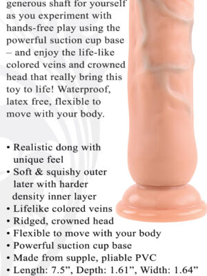 realistic dong 7 inches light realistic dong 7 inches light