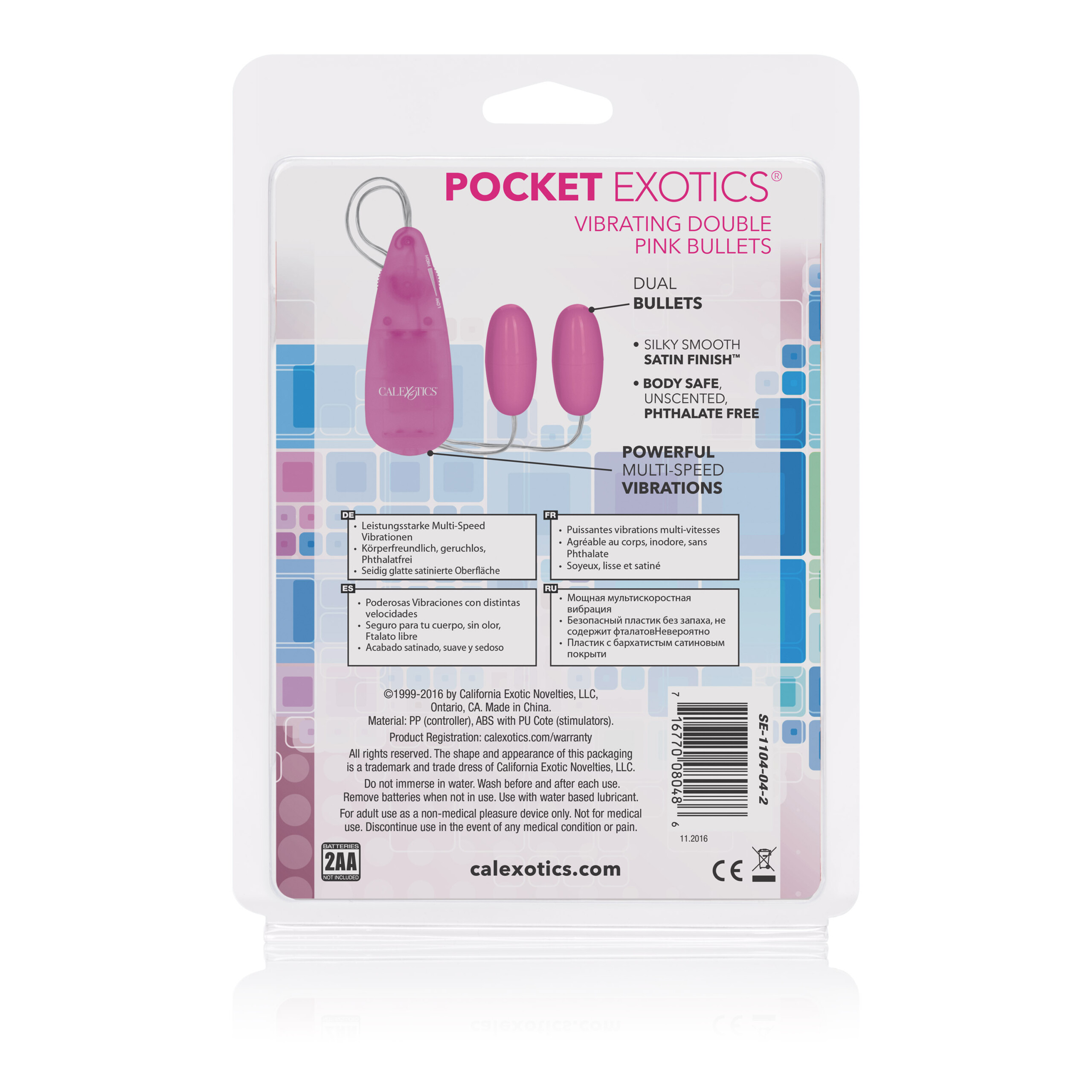 pocket exotics vibrating double pink passion bullets pink