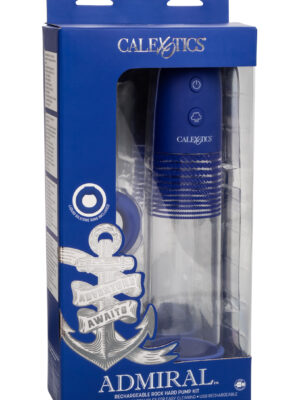 admiral rechargeable rock hard pump kit blue