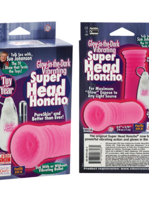sue johanson glow in the dark vibrating super head honcho pink sue johanson glow in the dark vibrating super head honcho pink