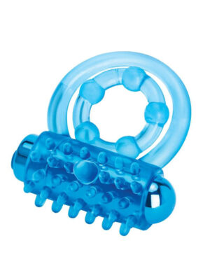 bodywand rechargeable classic duo ring blue