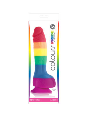 colours pride edition 6 inch dong rainbow