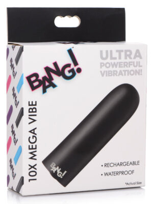 10x mega vibrator black