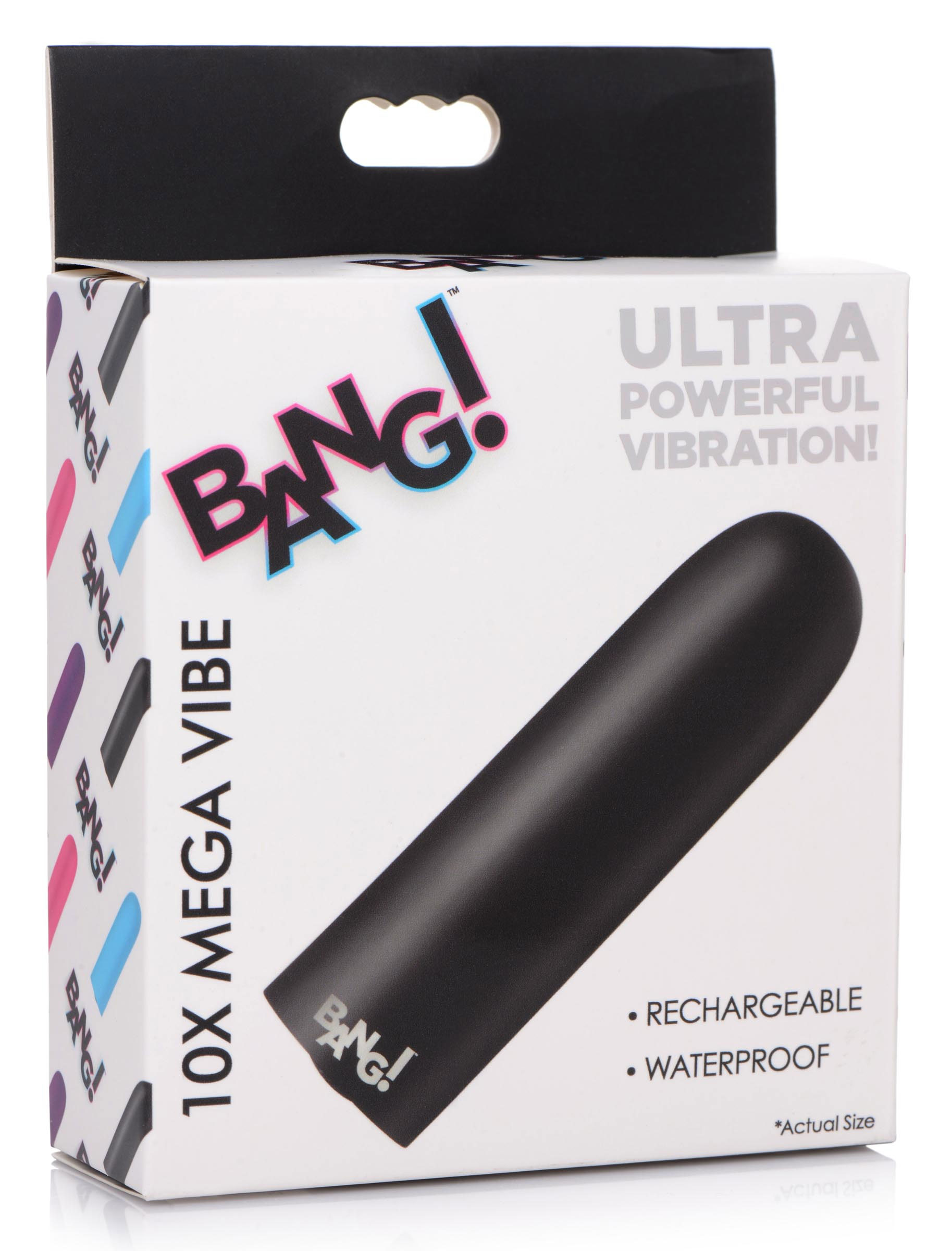 10x mega vibrator black