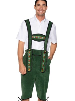 men's beerfest lederhosen oktoberfest costume x large green