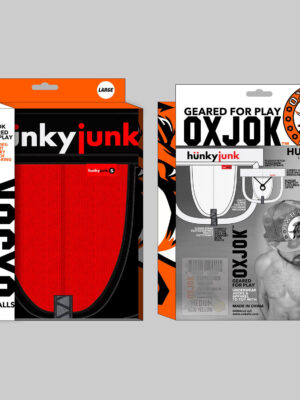 hunker comfy pouch slider strap jock red hot xl