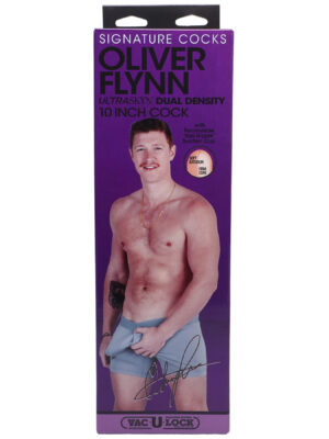signature cocks oliver flynn ultraskyn dual density 10 inch cock vanilla