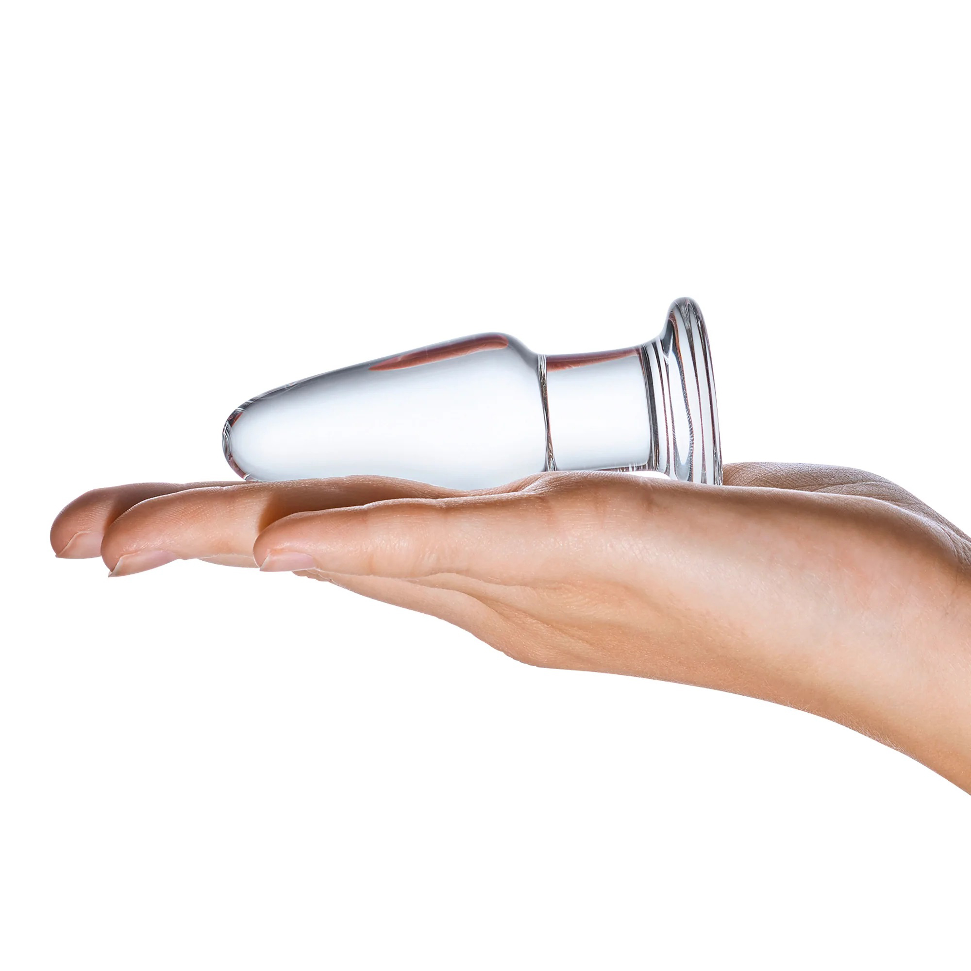 3.5 inch glass butt plug 3.5 inch glass butt plug